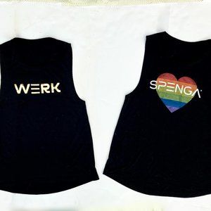 SPENGA *Sold Out* Gold Foil and Pride Tees